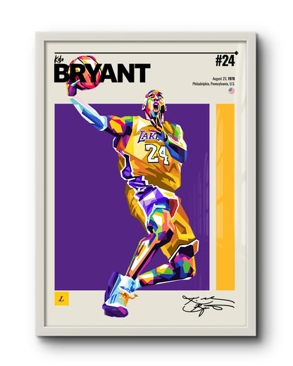 Quadro: Kobe Bryant / Los Angeles Lakers (NBA)