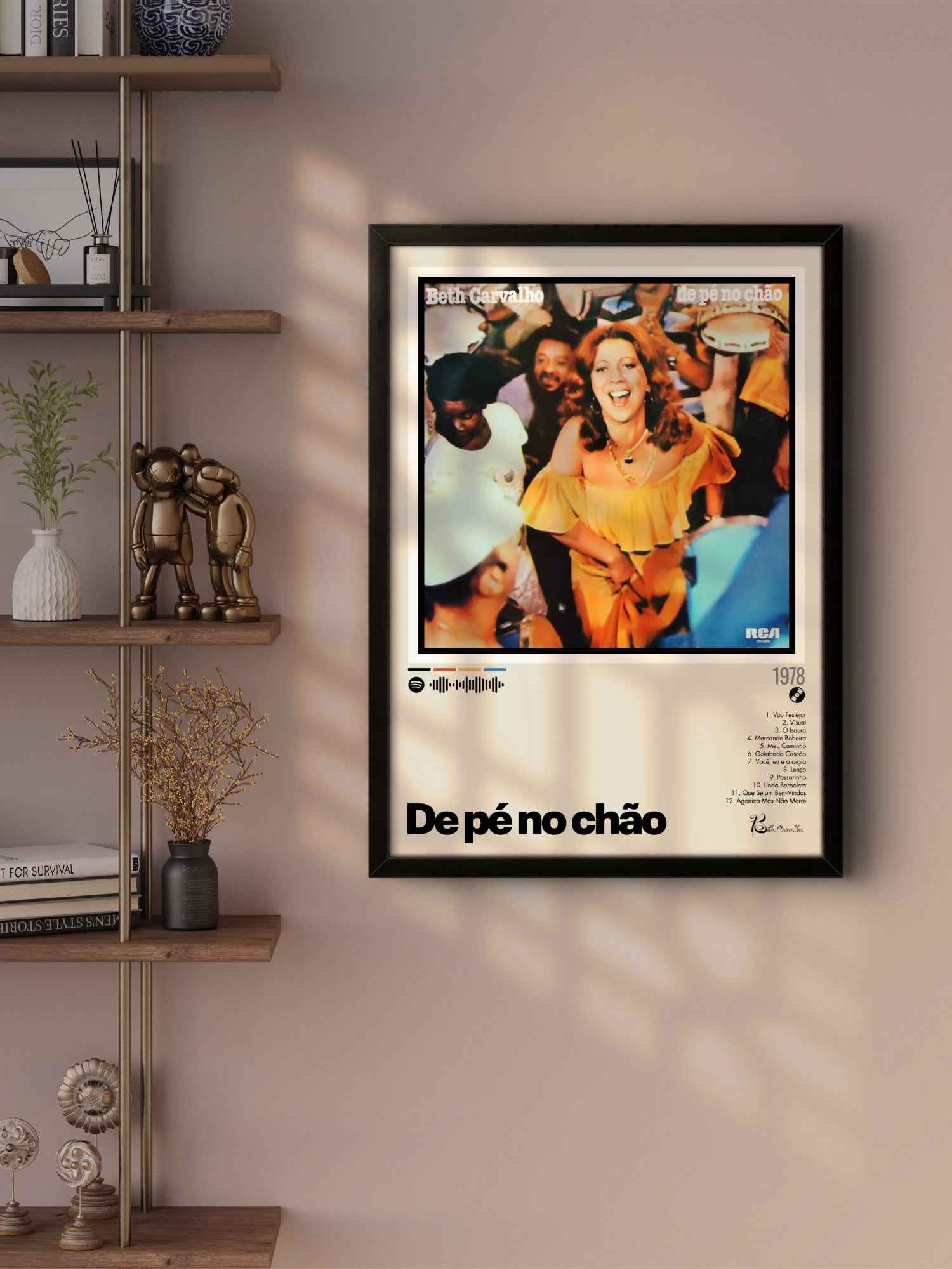 Quadro: De Pé no Chão (1978) por Beth Carvalho