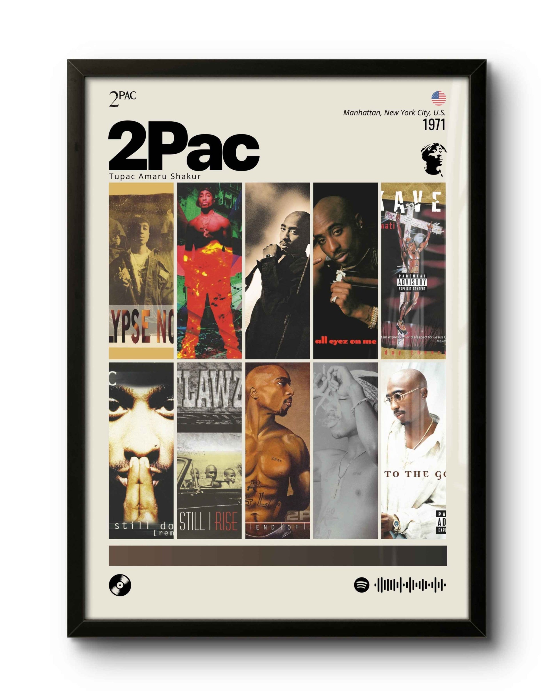 Quadro: 2Pac / Discografia (1971)