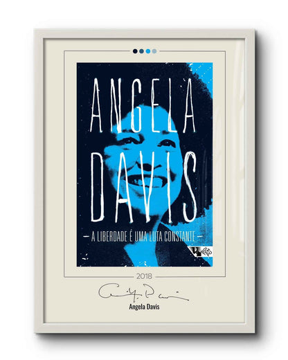 Quadro: A Liberdade É uma Luta Constante (2018) by Angela Davis