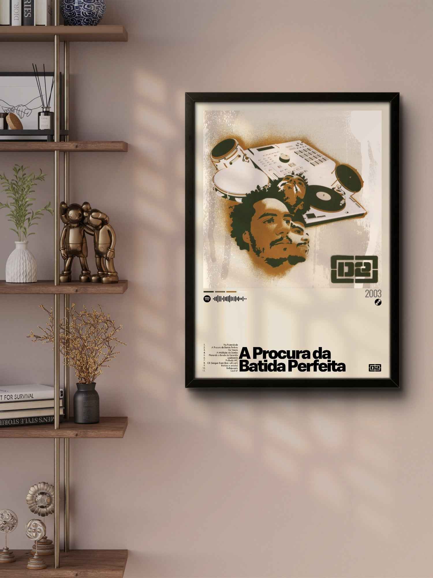 Quadro: A Procura da Batida Perfeita (2003) por Marcelo D2 - Quadraê