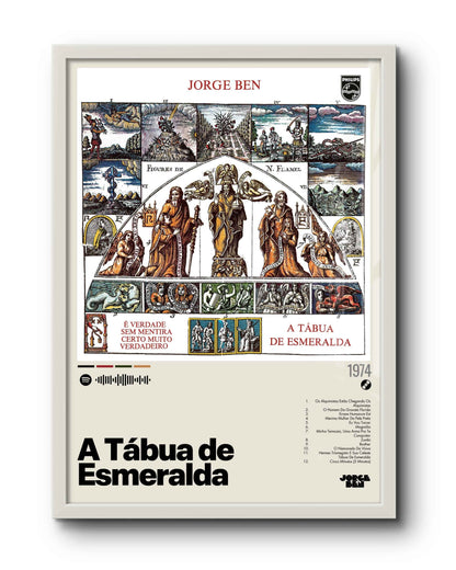 Quadro: A Tábua de Esmeralda (1974) por Jorge Ben