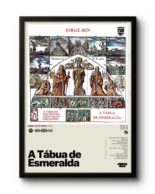 Quadro: A Tábua de Esmeralda (1974) por Jorge Ben