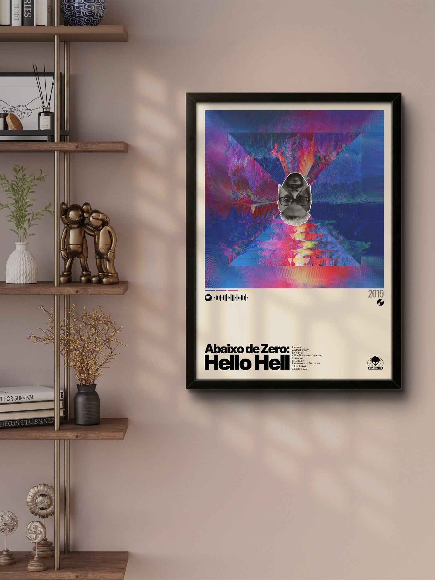 Quadro: Abaixo de Zero: Hello Hell (2019) por Black Alien - Quadraê