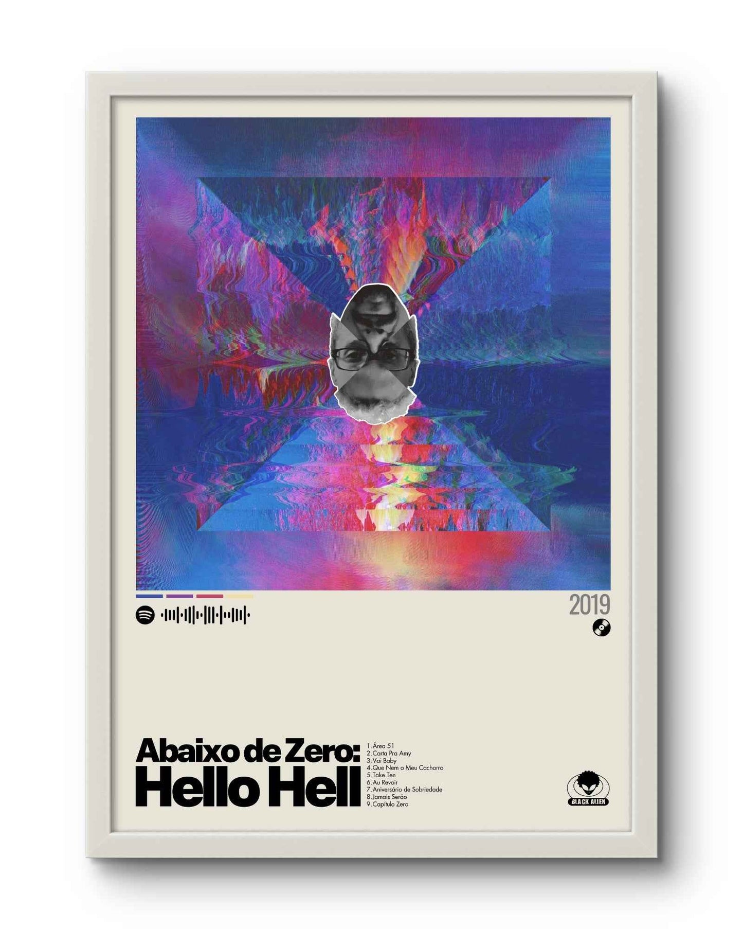 Quadro: Abaixo de Zero: Hello Hell (2019) por Black Alien - Quadraê