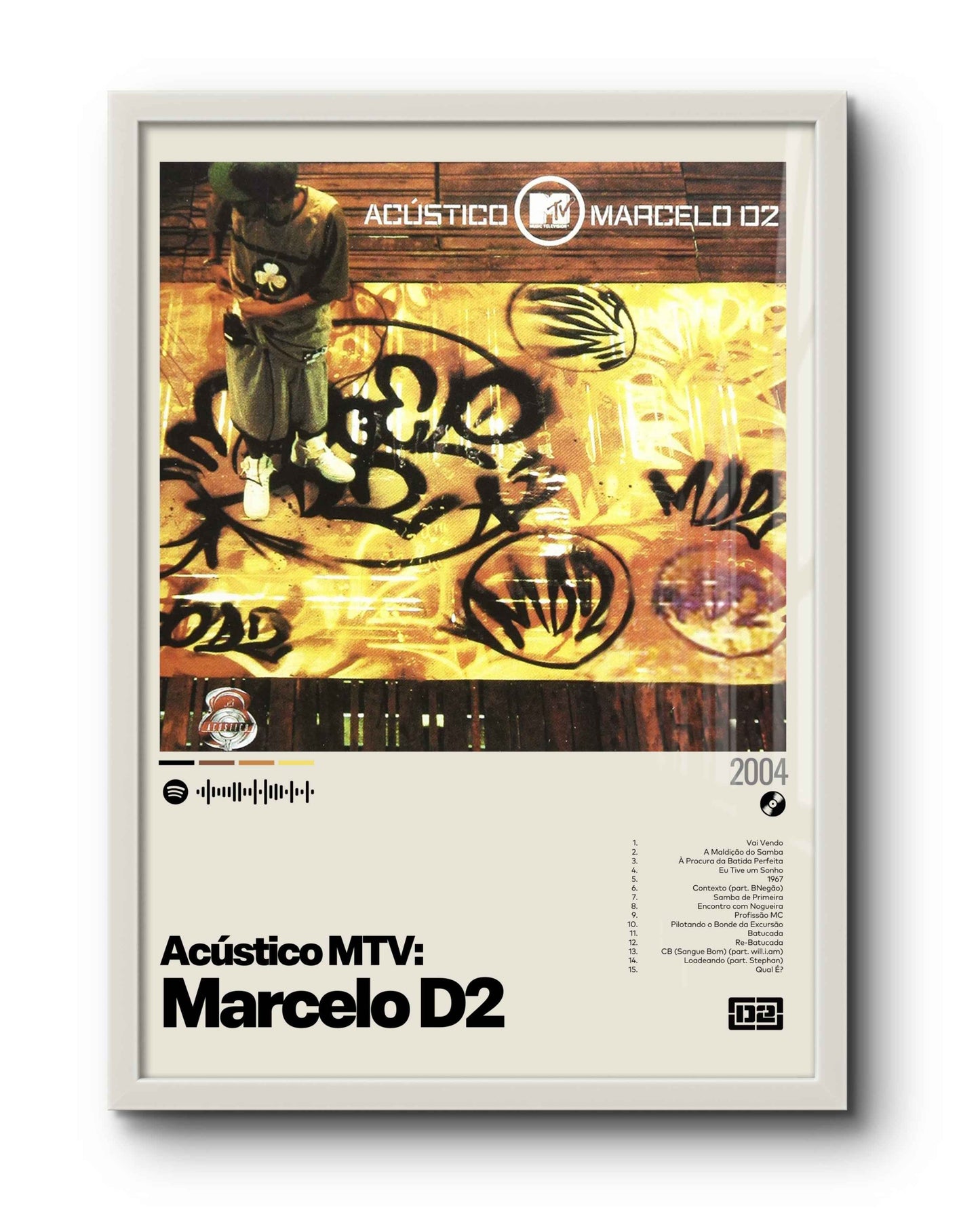 Quadro: Acústico MTV (2004) por Marcelo D2