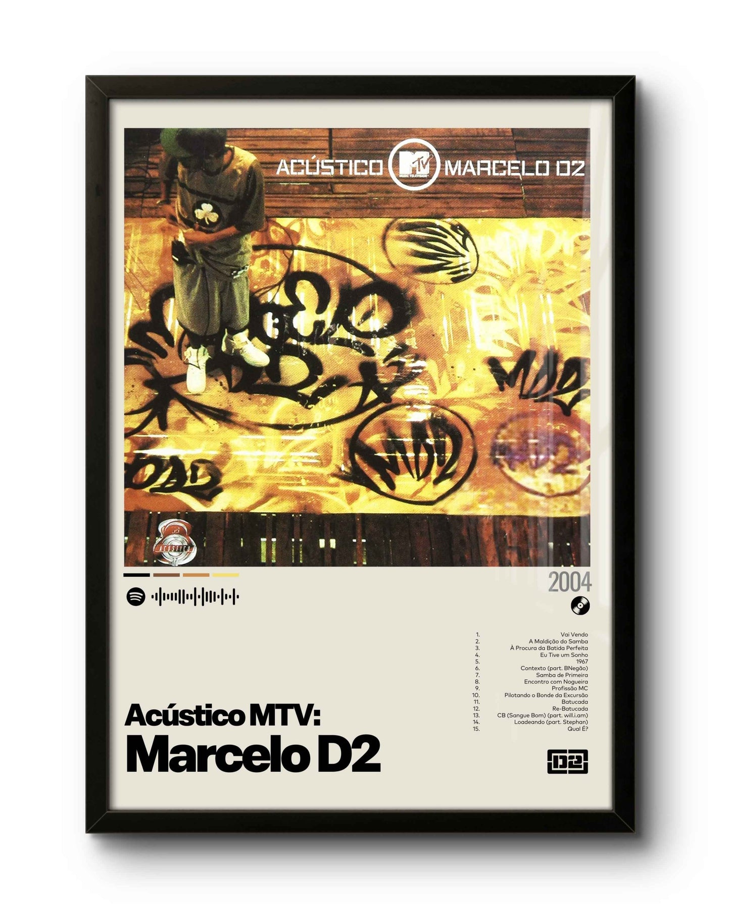Quadro: Acústico MTV (2004) por Marcelo D2