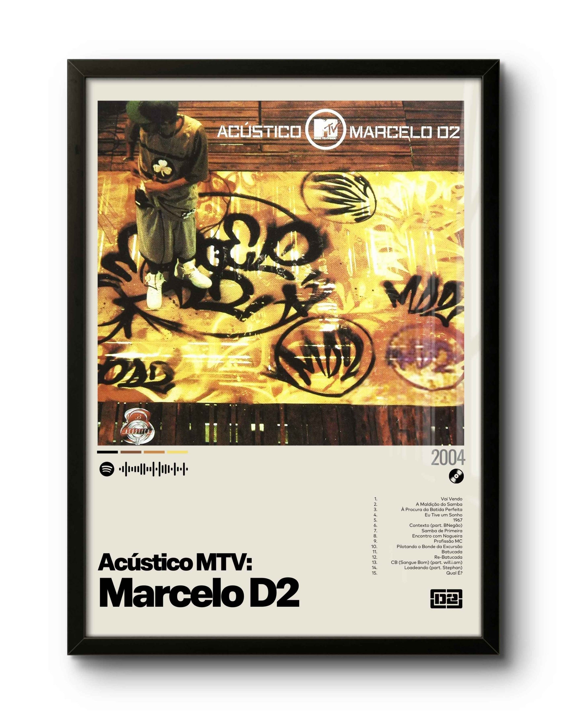 Quadro: Acústico MTV (2004) por Marcelo D2