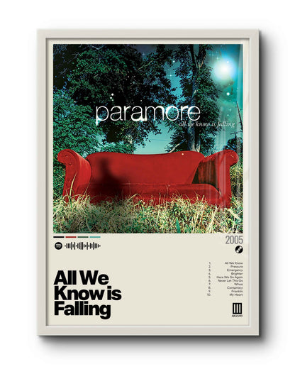 Quadro: All We Know is Falling (2005) by Paramore