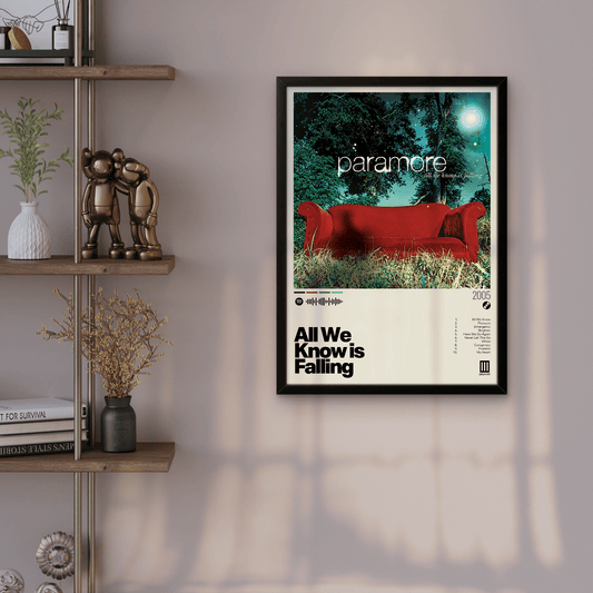 Quadro: All We Know is Falling (2005) by Paramore - Quadraê