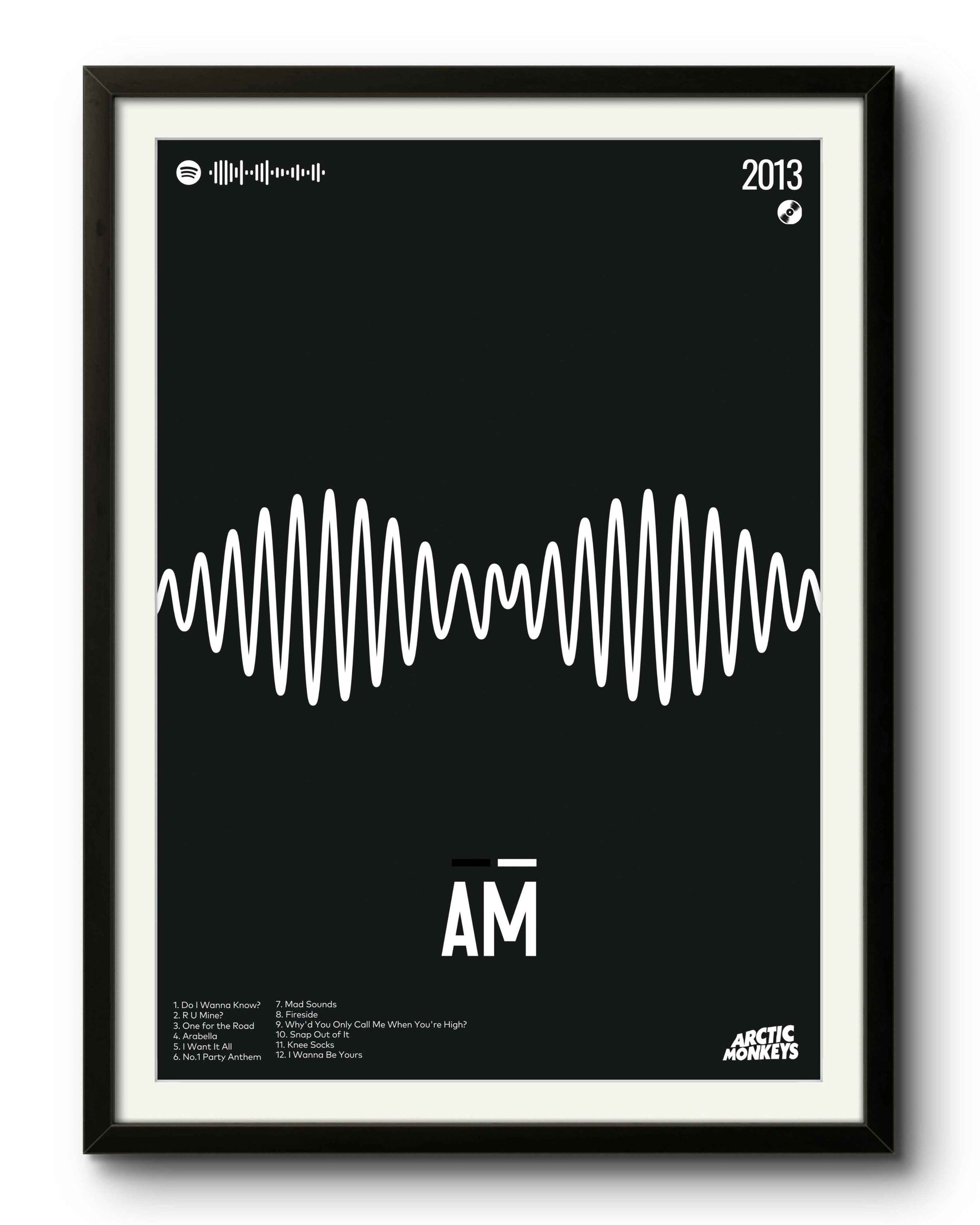 Quadro: AM (2013) by Arctic Monkeys / Full Canvas