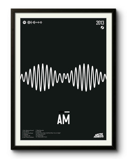 Quadro: AM (2013) by Arctic Monkeys / Full Canvas