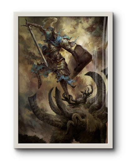 Quadro: Artorias / Full Canvas (Dark Souls) - Quadraê