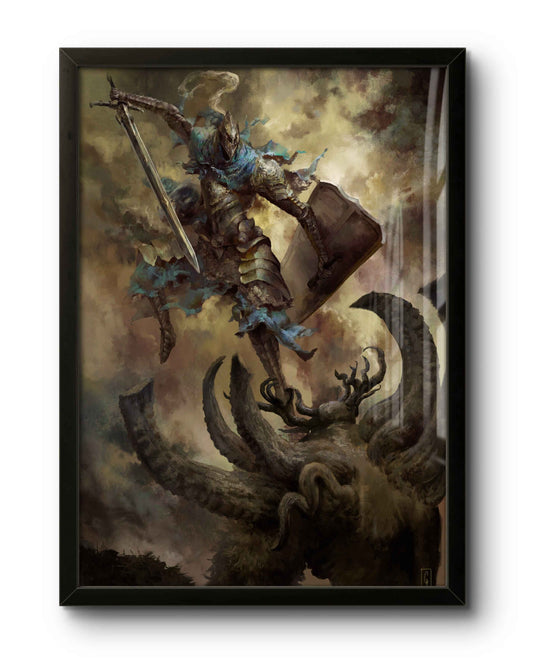 Quadro: Artorias / Full Canvas (Dark Souls) - Quadraê