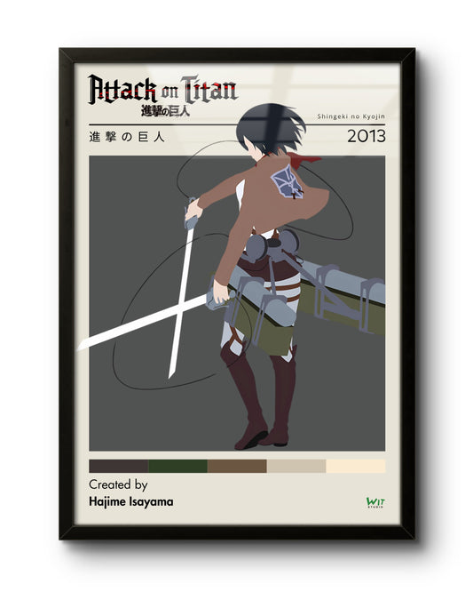 Quadro: Attack on Titan (2013) v2 - Quadraê