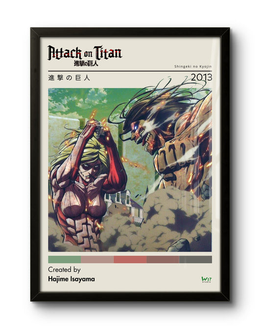 Quadro: Attack on Titan (2013) v4 - Quadraê
