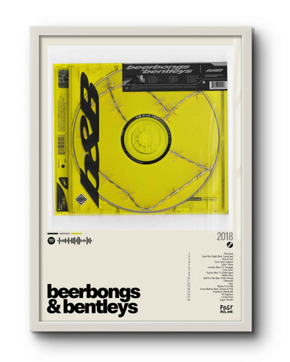 Quadro: beerbongs & bentleys (2018) by Post Malone