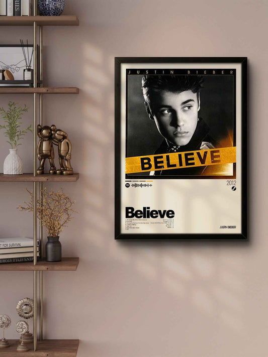 Quadro: Believe (2012) by Justin Bieber - Quadraê