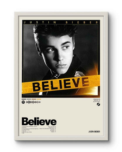 Quadro: Believe (2012) by Justin Bieber - Quadraê