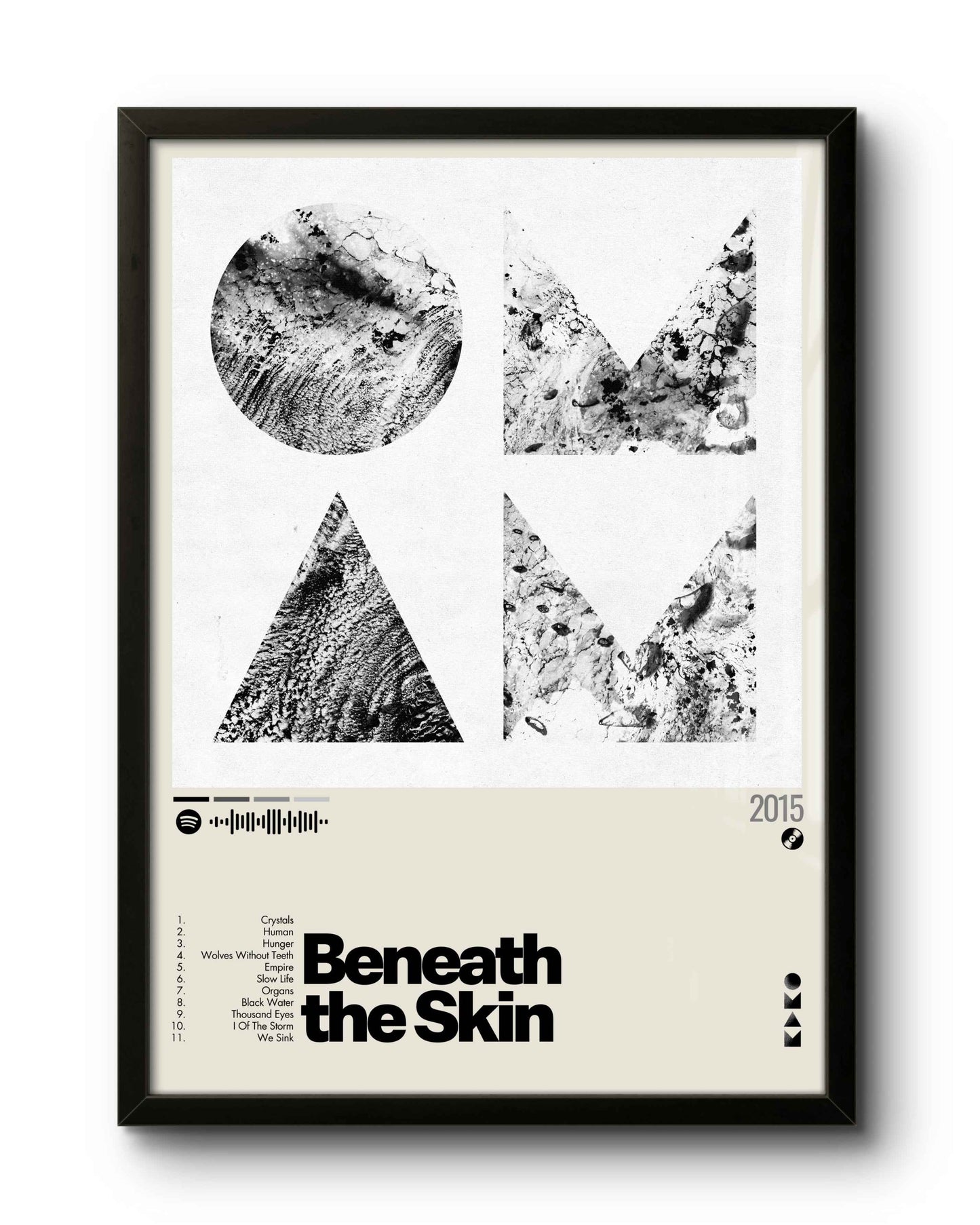 Quadro: Beneath the Skin (2015) by Of Monsters and Men