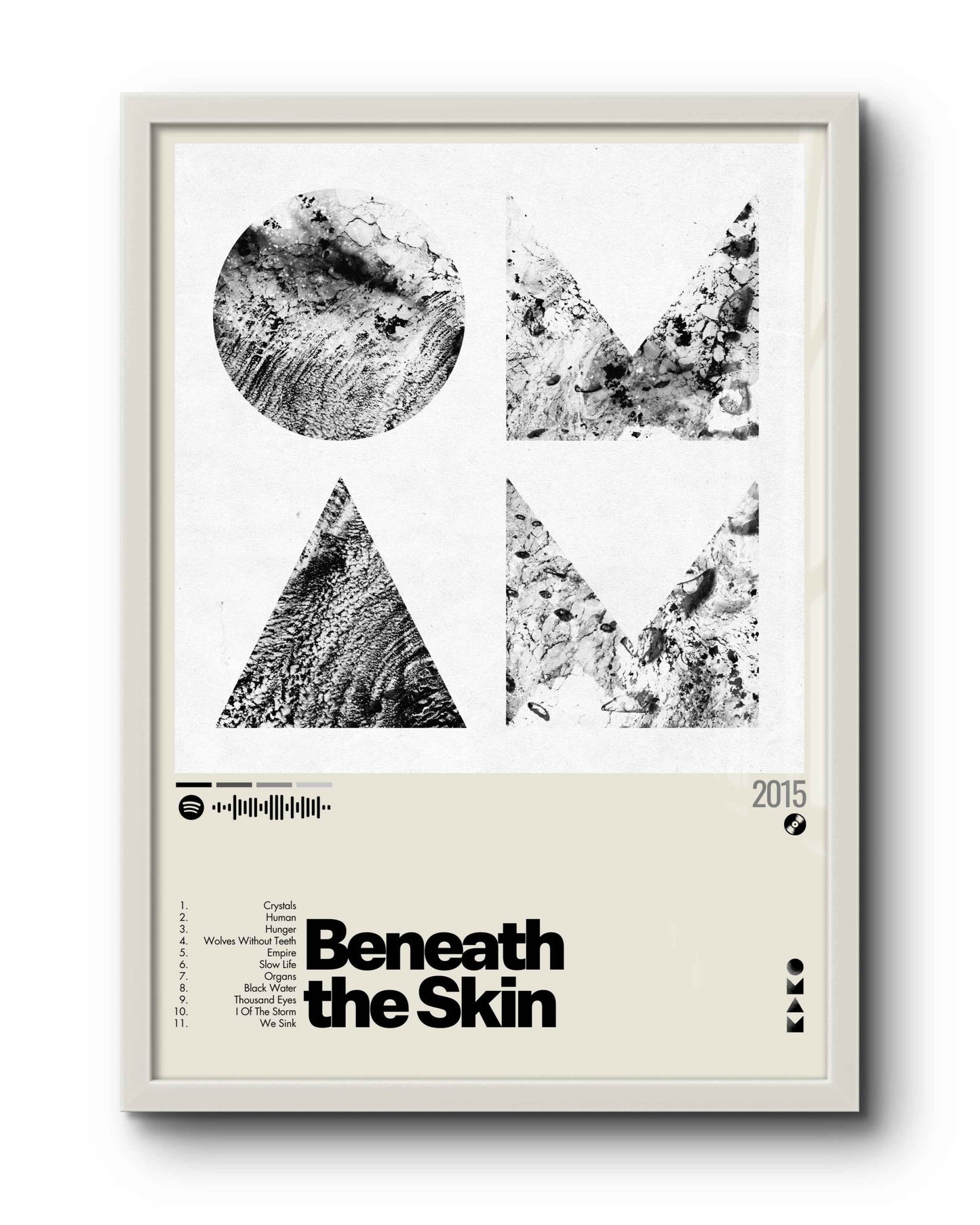 Quadro: Beneath the Skin (2015) by Of Monsters and Men