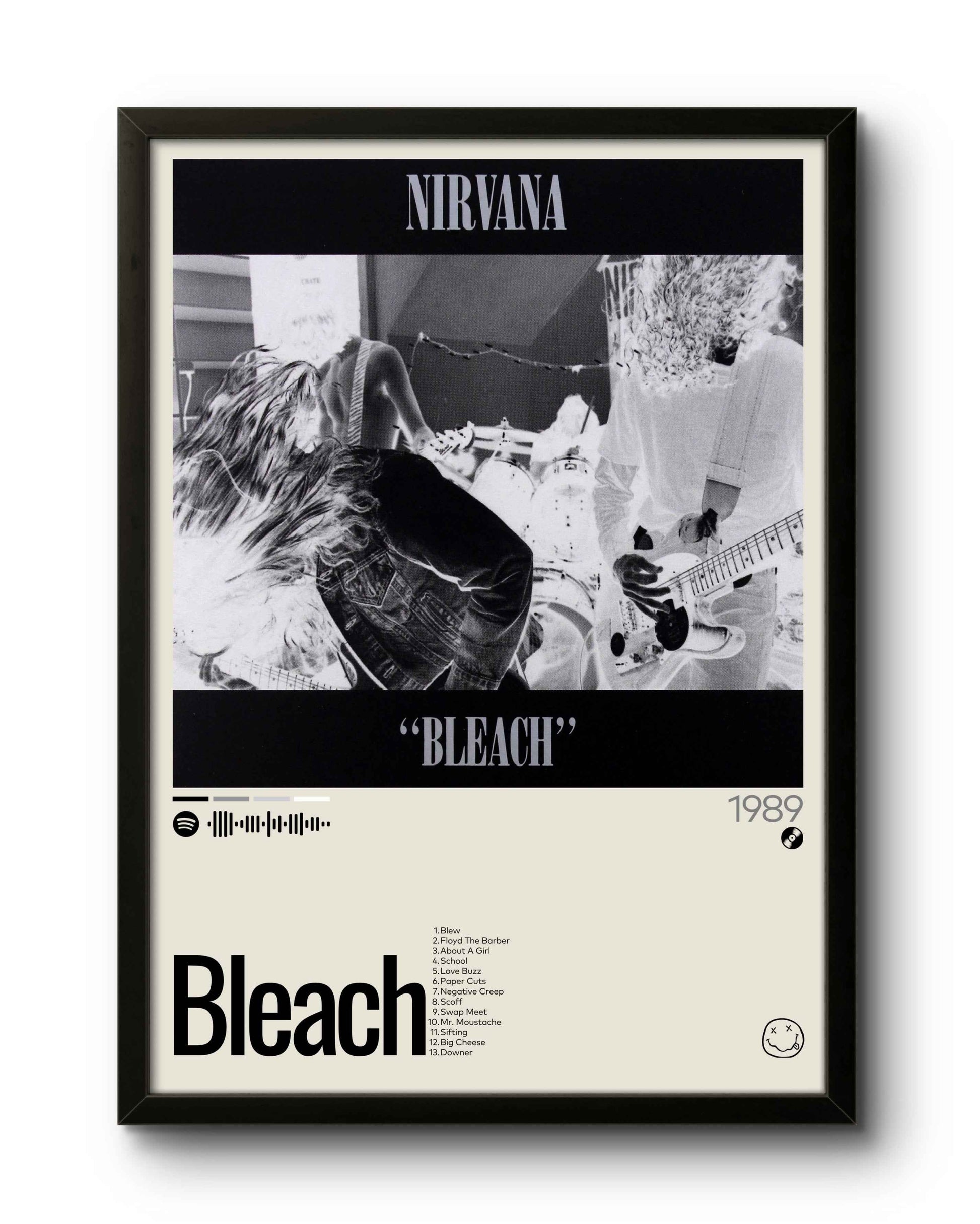 Quadro: Bleach (1989) by Nirvana