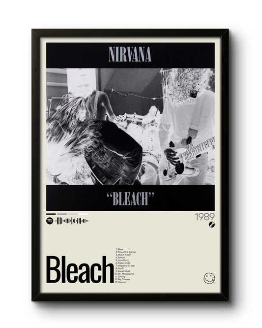 Quadro: Bleach (1989) by Nirvana