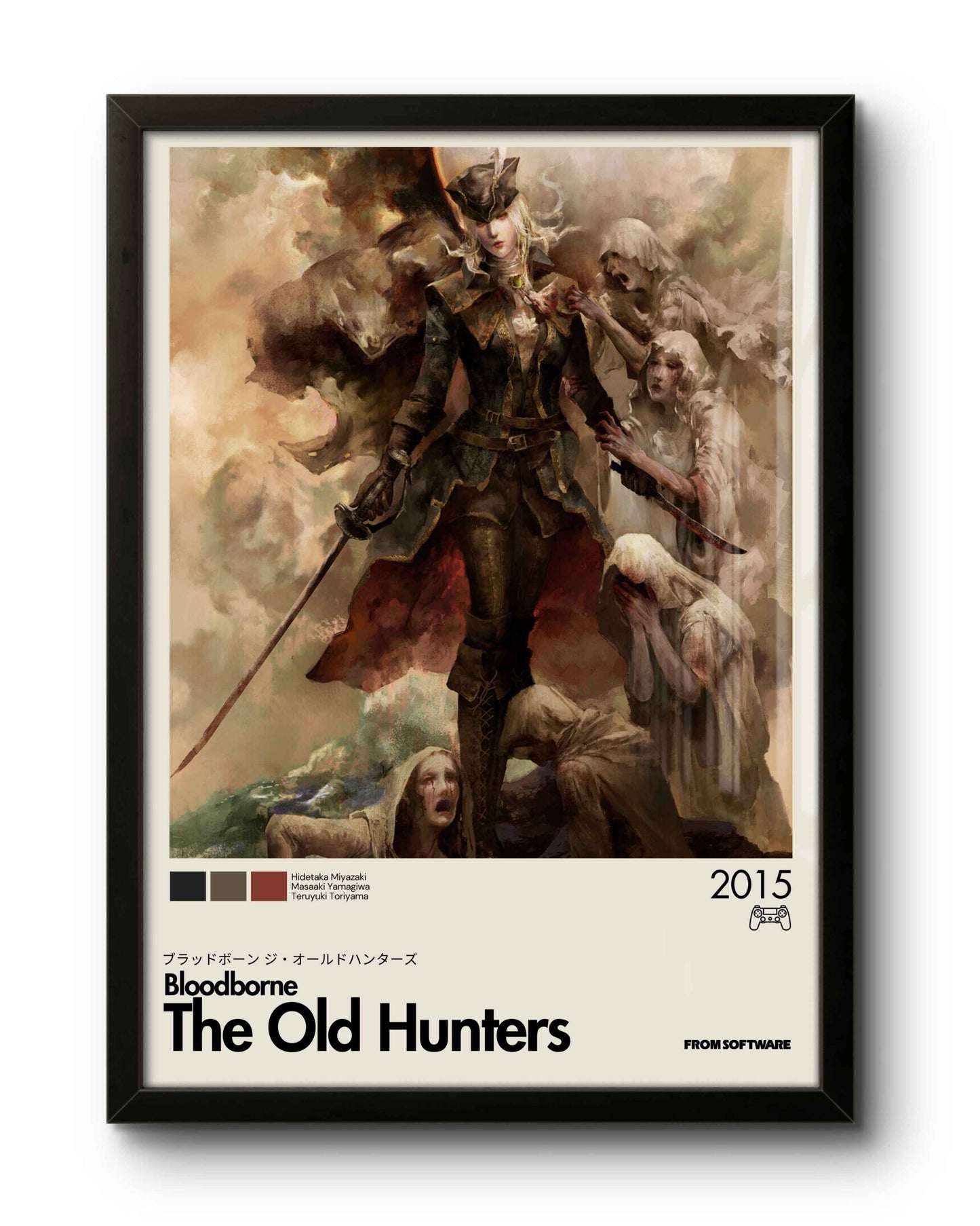 Quadro: Bloodborne - The Old Hunters (2015)