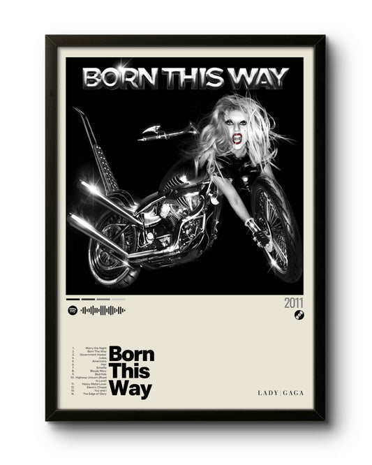 Quadro: Born This Way (2011) by Lady Gaga