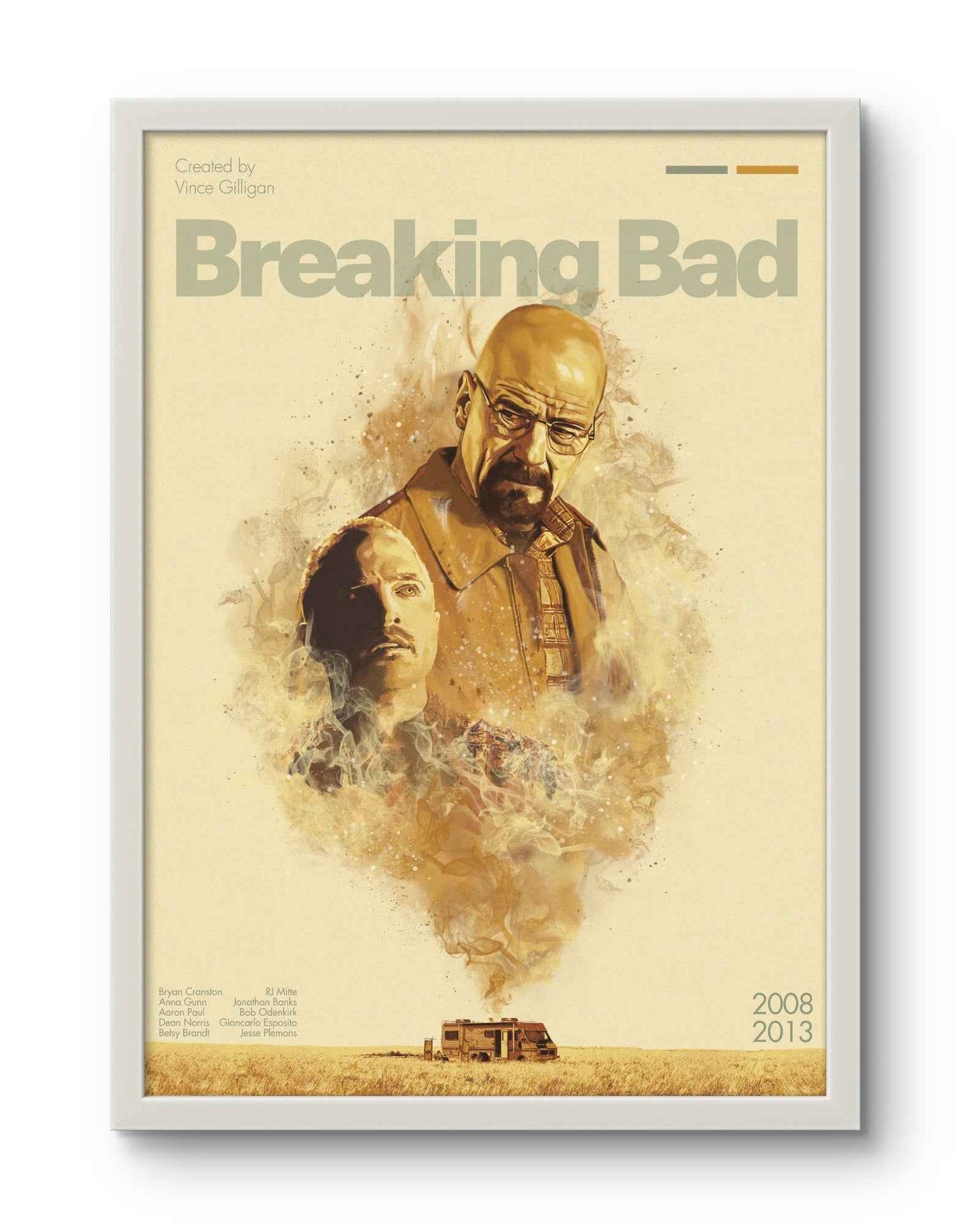 Quadro: Breaking Bad (2008) / Full Canvas - Quadraê