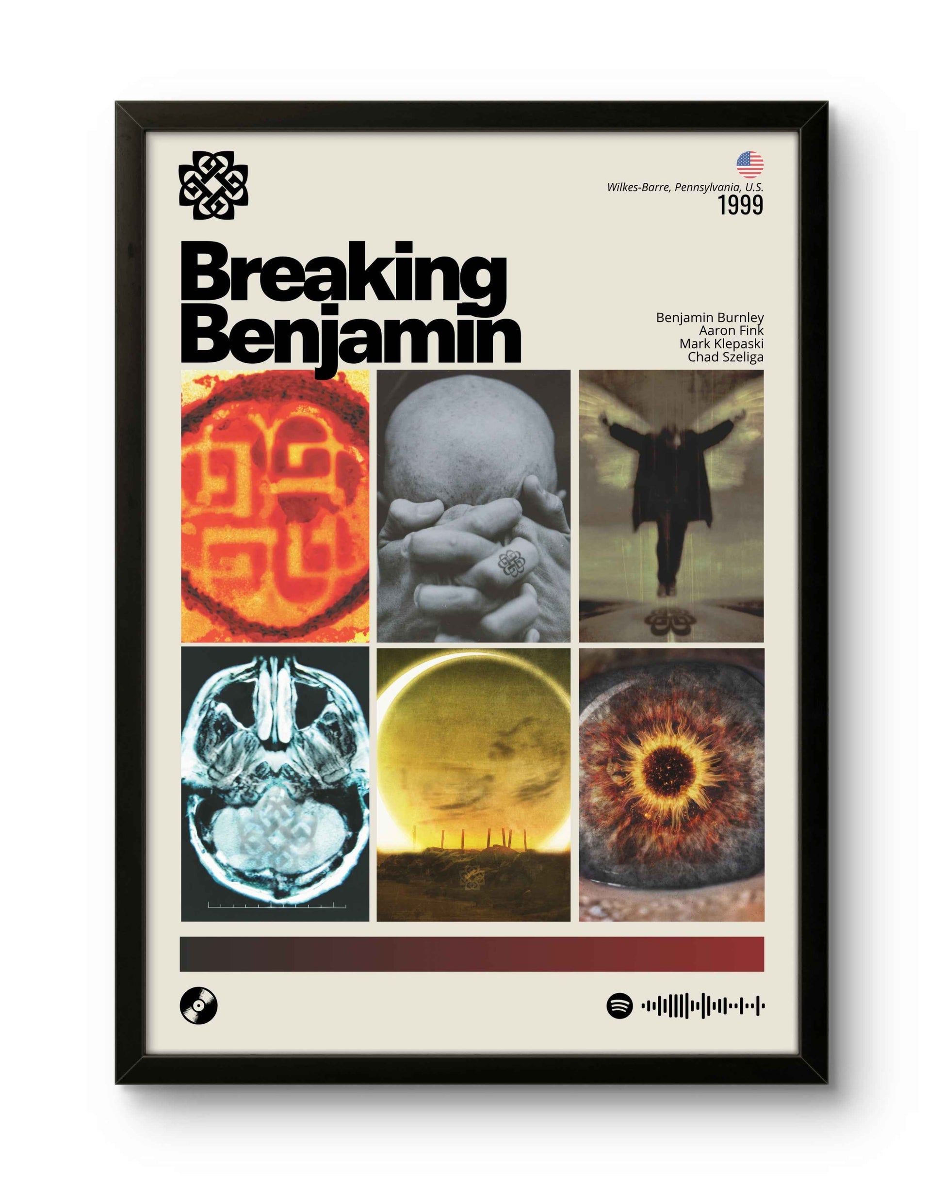 Quadro: Breaking Benjamin / Discografia (1999)