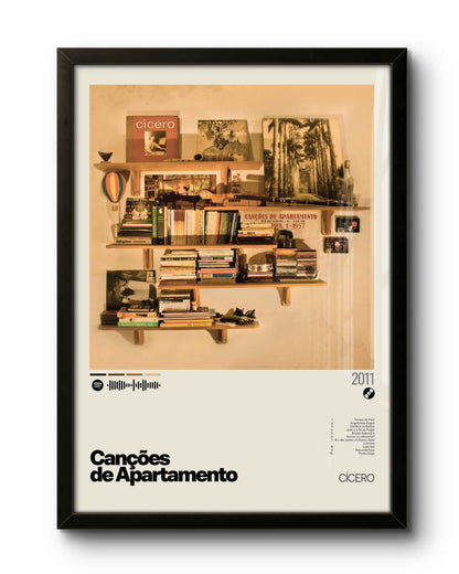 Quadro: Canções de Apartamento (2011) por Cícero - Quadraê