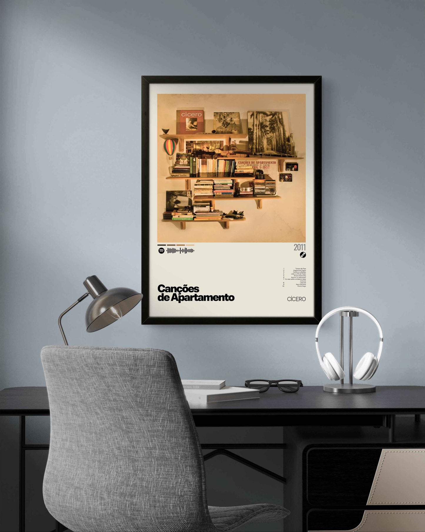 Quadro: Canções de Apartamento (2011) por Cícero - Quadraê