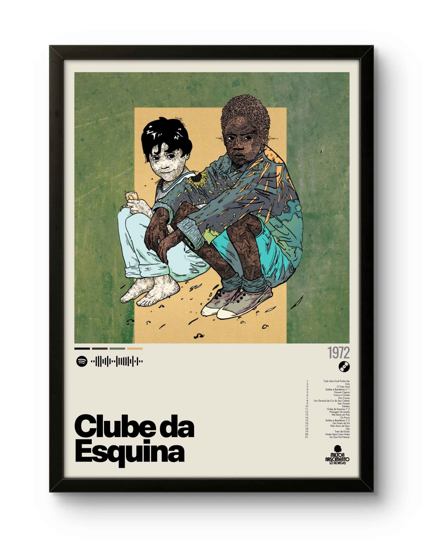 Quadro: Clube da Esquina (1972) por Milton Nascimento & Lô Borges