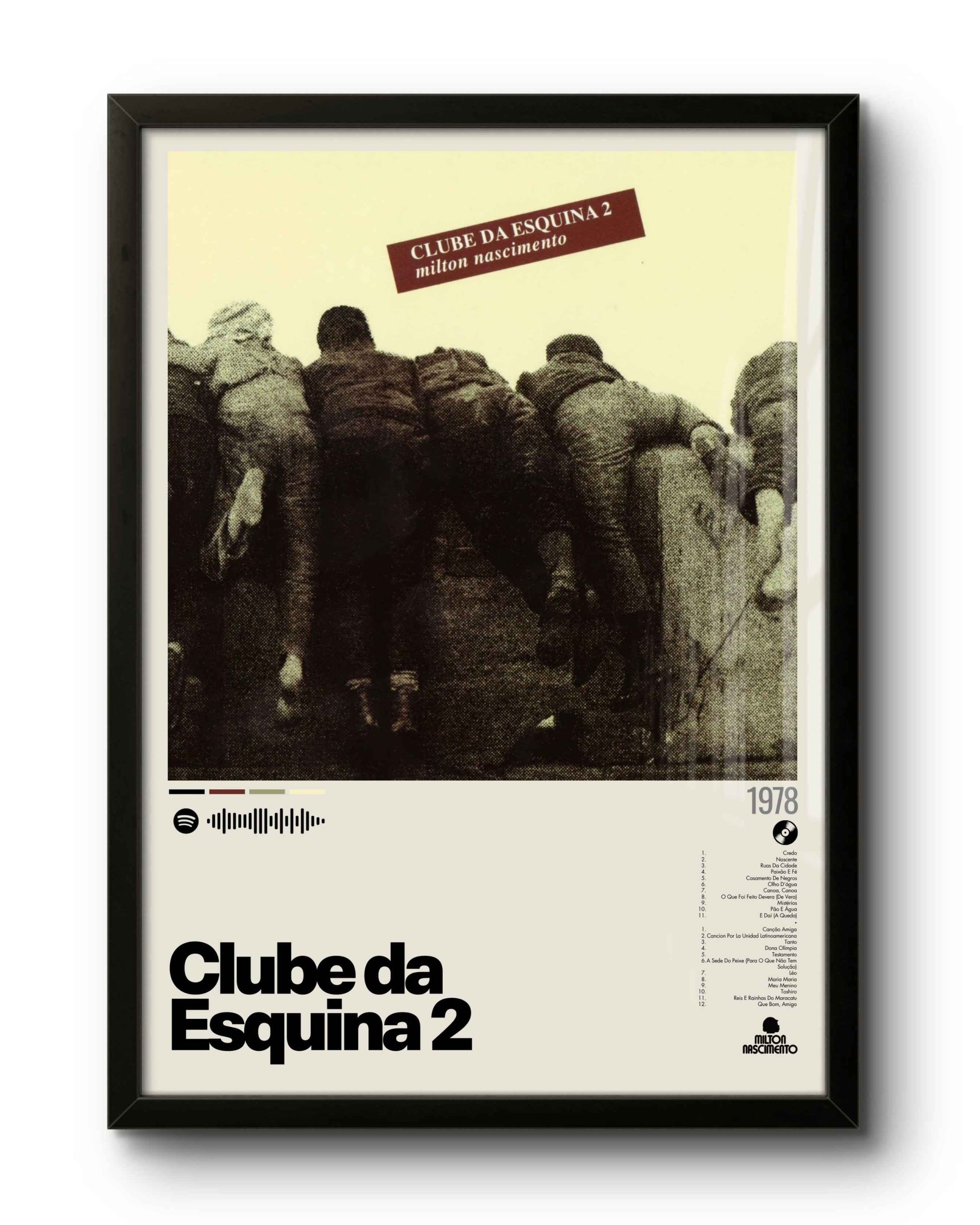 Quadro: Clube da Esquina 2 (1978) por Milton Nascimento