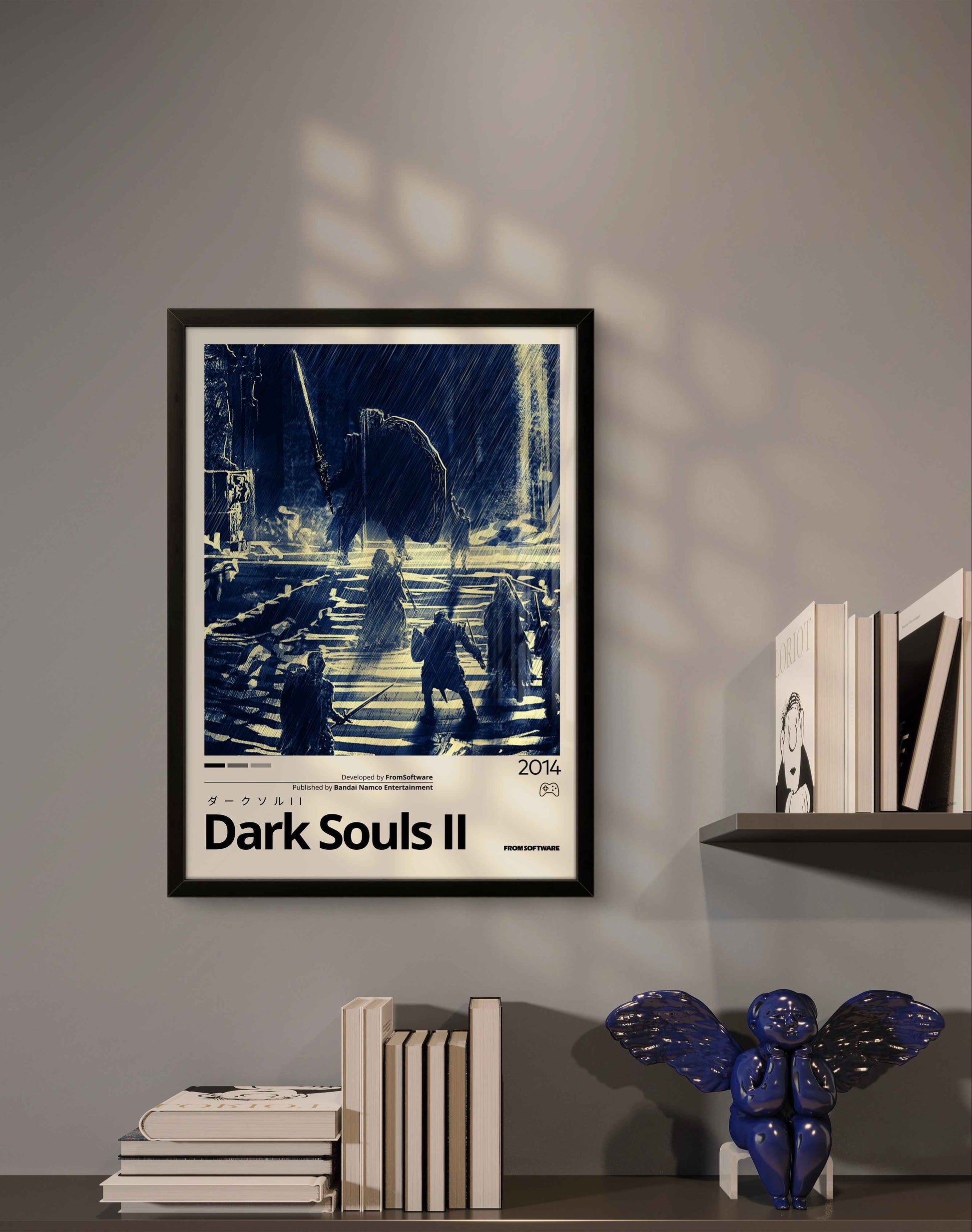 Quadro: Dark Souls II (2014) / Looking Glass Knight v2 - Quadraê