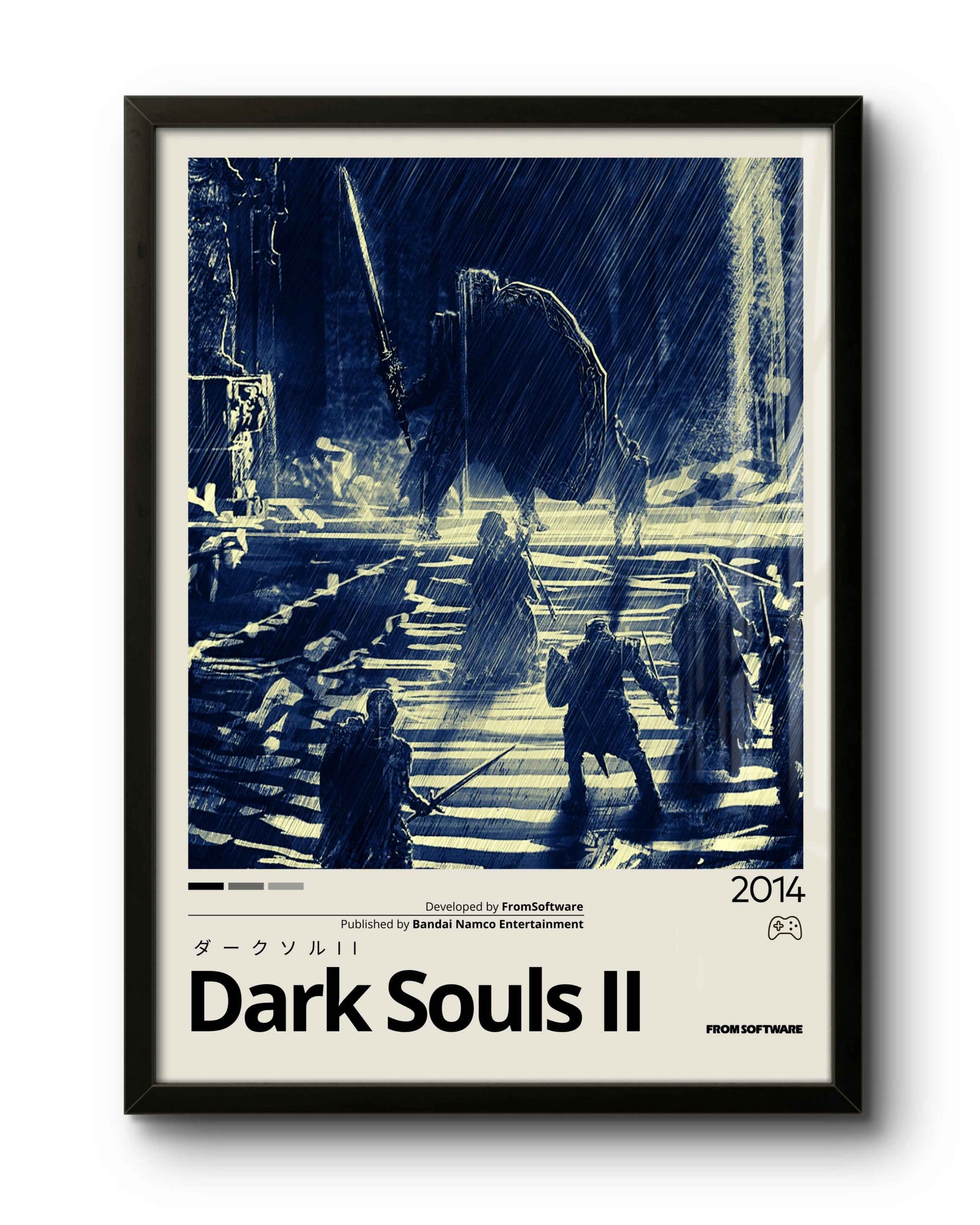 Quadro: Dark Souls II (2014) / Looking Glass Knight v2 - Quadraê
