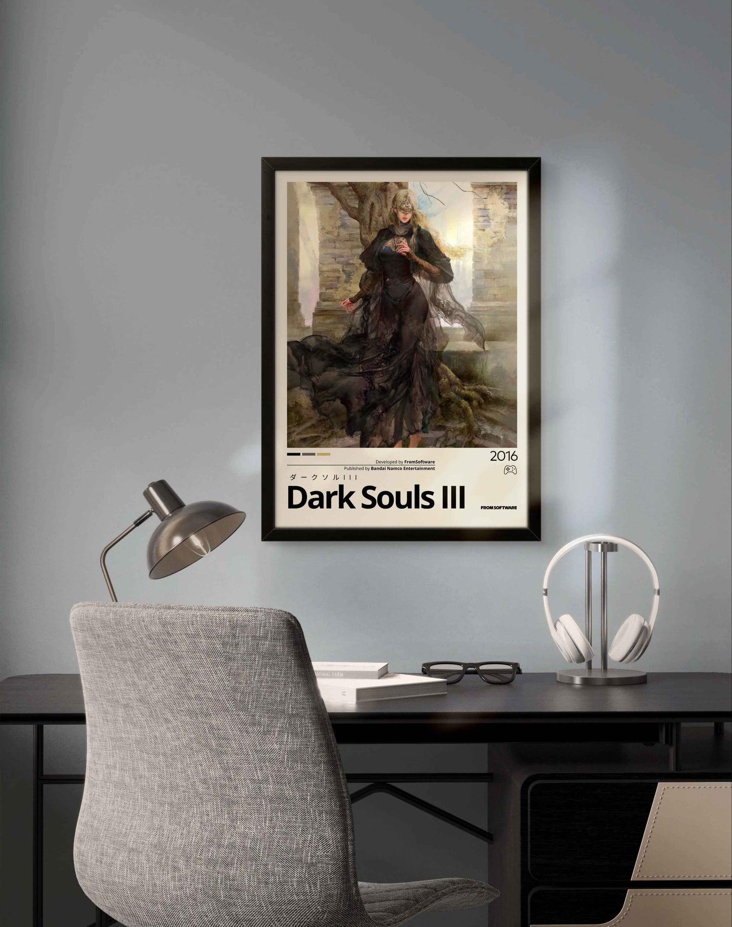 Quadro: Dark Souls III (2016) / Fire Keeper - Quadraê