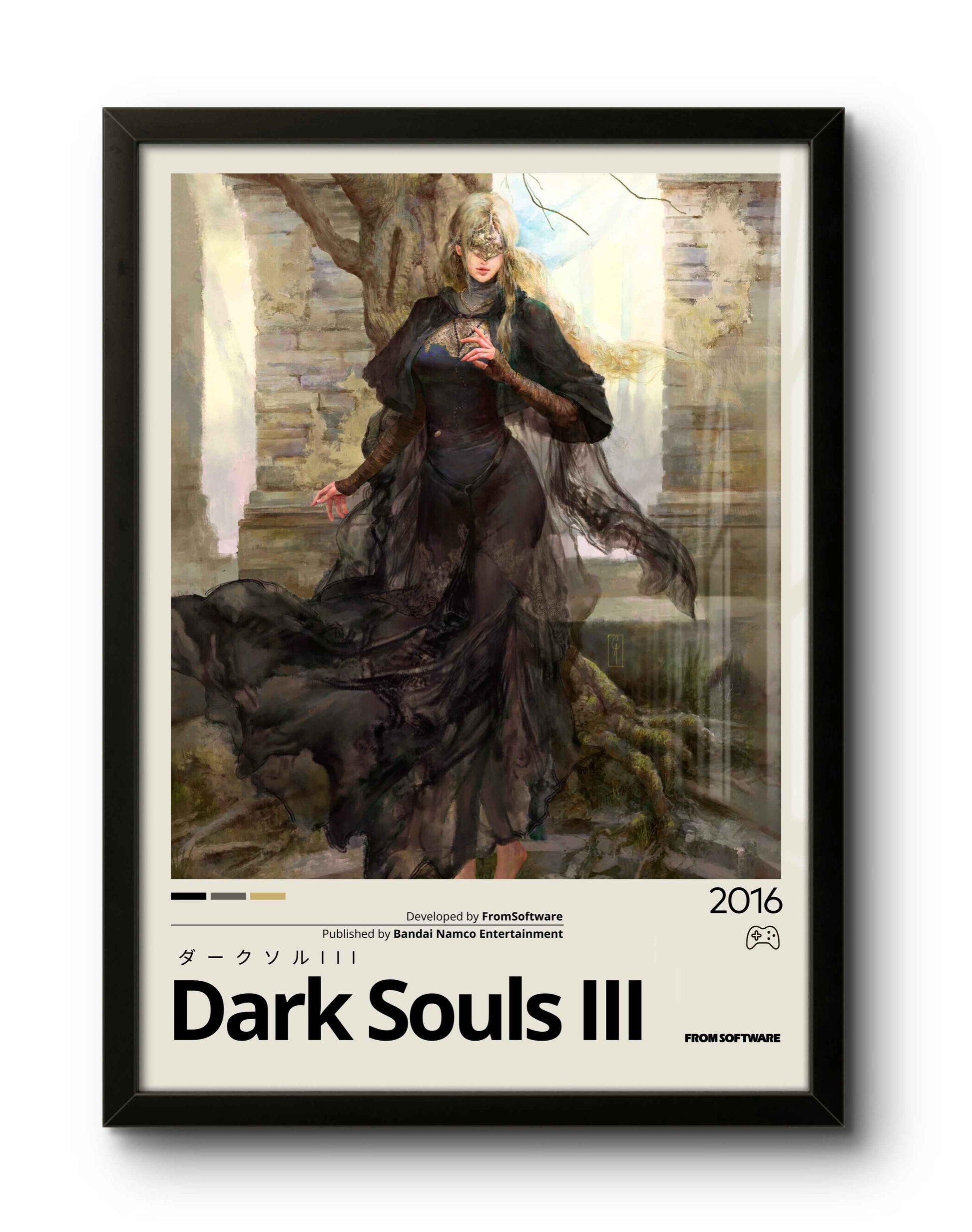 Quadro: Dark Souls III (2016) / Fire Keeper - Quadraê