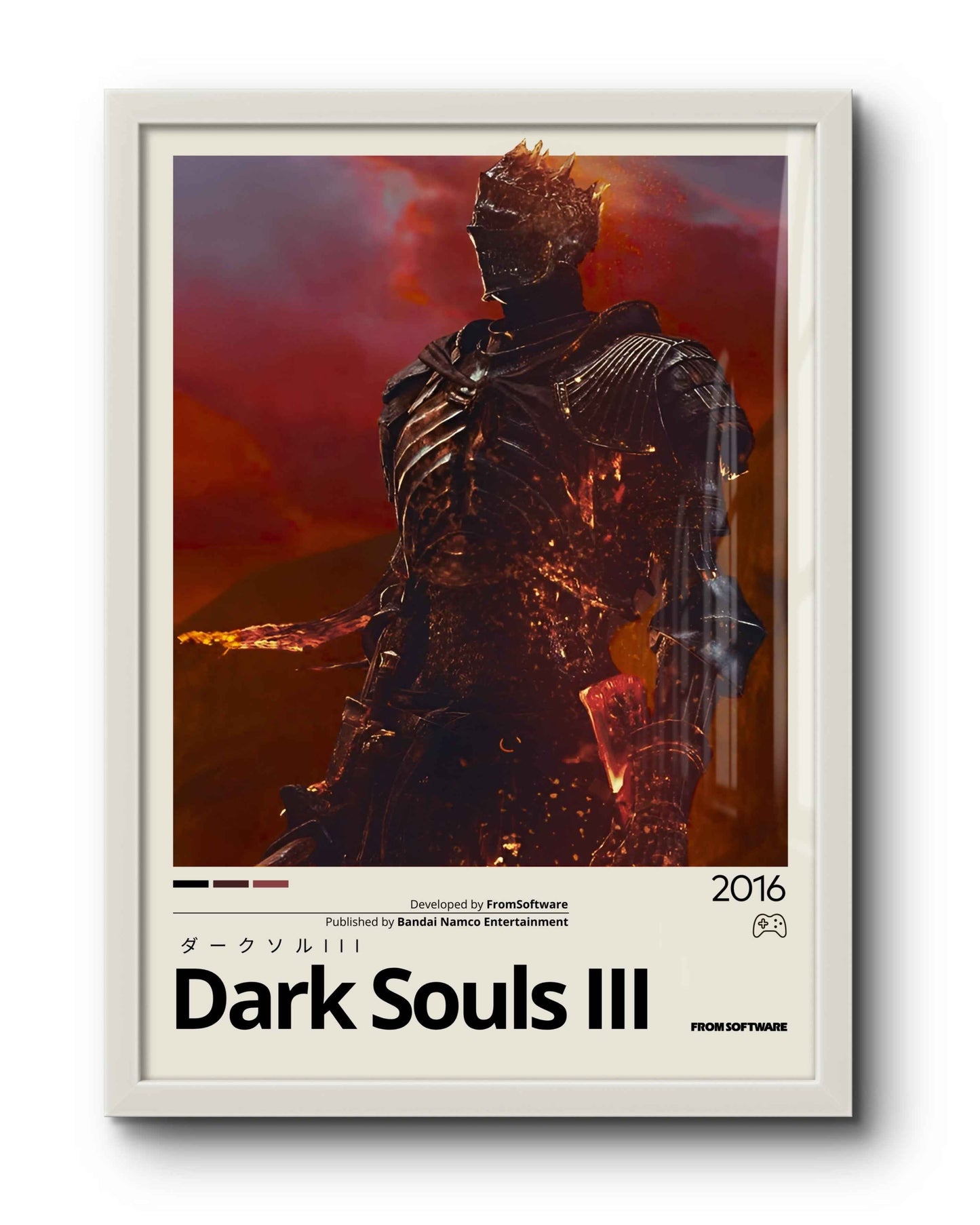 Quadro: Dark Souls III (2016) v2 - Quadraê
