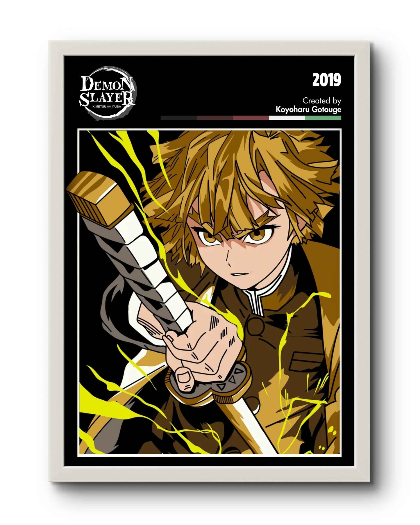 Quadro: Demon Slayer / Zenitsu Agatsuma (2019)