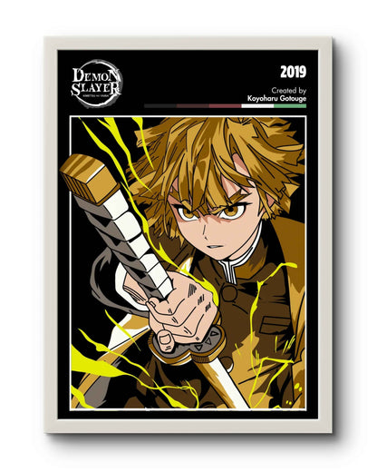 Quadro: Demon Slayer / Zenitsu Agatsuma (2019)