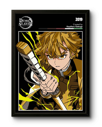 Quadro: Demon Slayer / Zenitsu Agatsuma (2019)