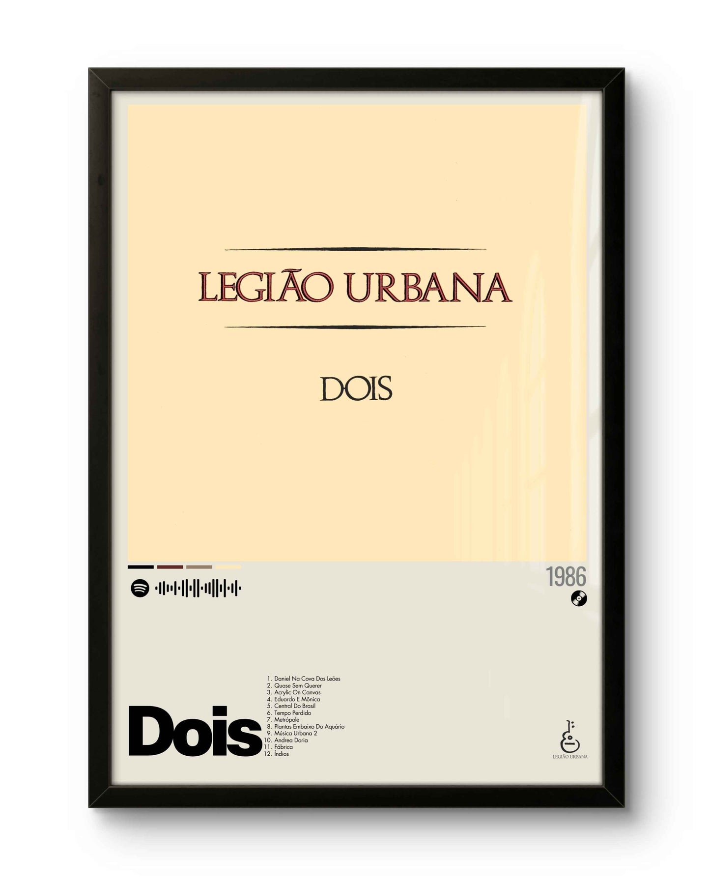 Quadro: Dois (1986) por Legião Urbana