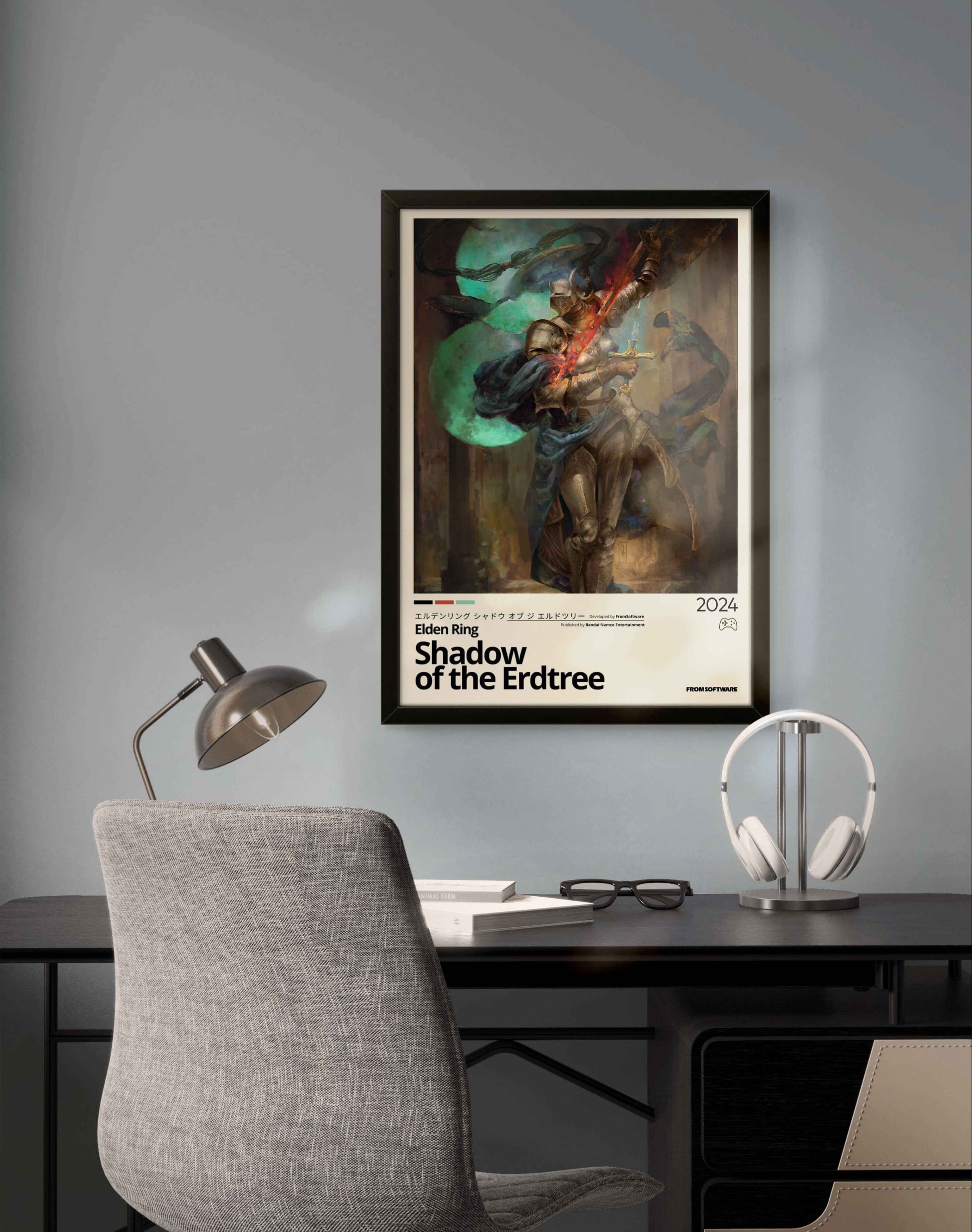 Quadro: Elden Ring Shadow of the Erdtree (2024) / Rellana, Twin Moon Knight - Quadraê