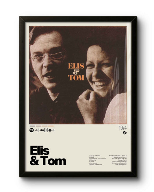 Quadro: Elis & Tom (1974) por Elis Regina & Tom Jobim - Quadraê