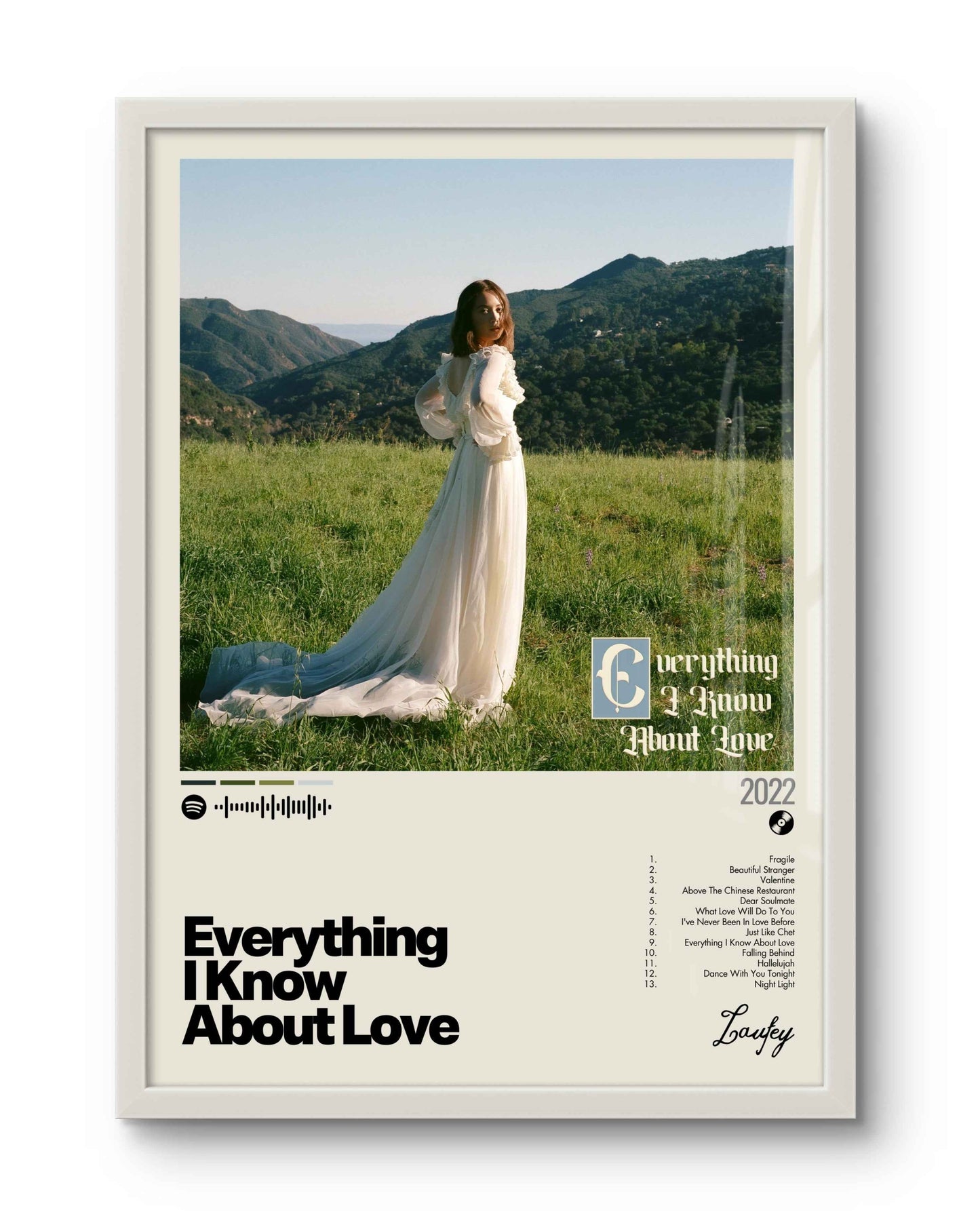 Quadro: Everything I Know About Love (2022) by Laufey