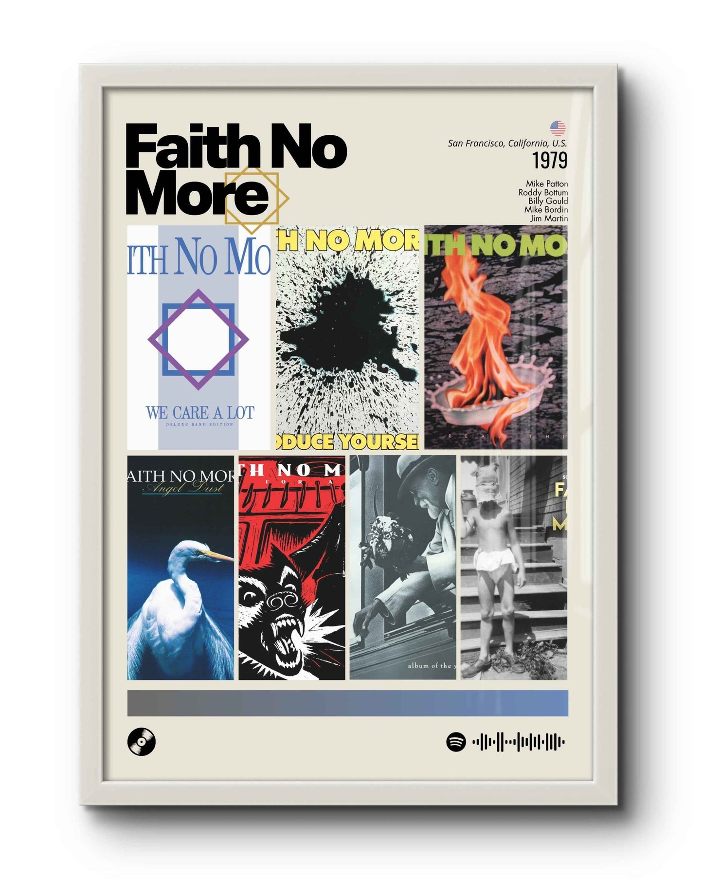 Quadro: Faith No More / Discografia (1979)