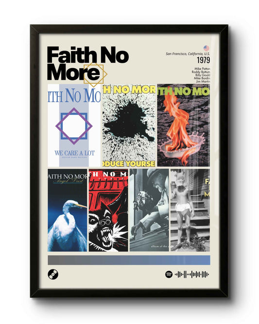 Quadro: Faith No More / Discografia (1979)