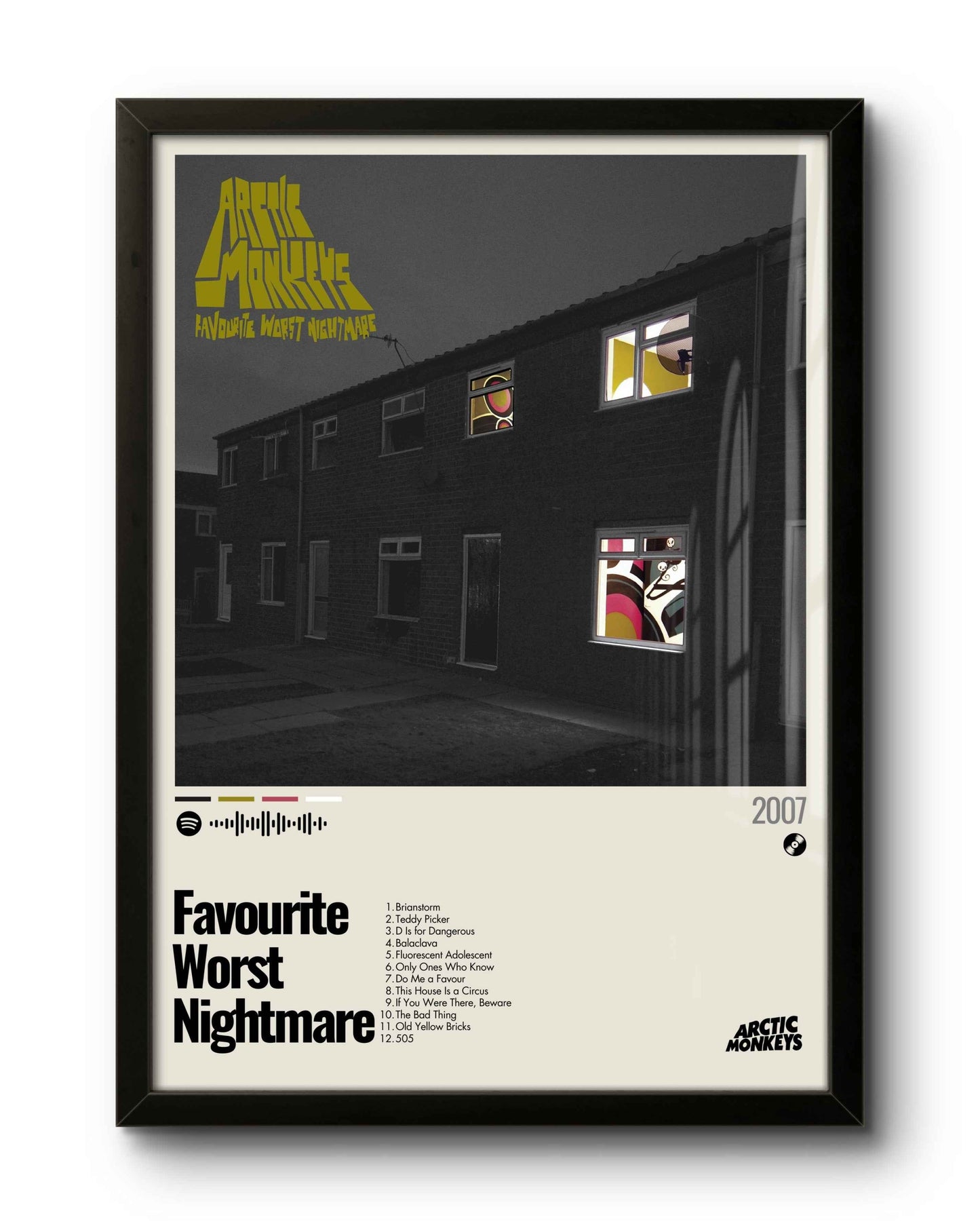 Quadro: Favourite Worst Nightmare (2007) by Arctic Monkeys - Quadraê